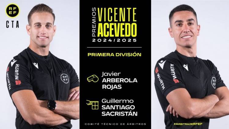 励志！罗哈斯当选2024-25赛季西甲最佳裁判，此前曾遭遇病痛折磨